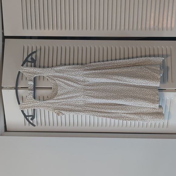 Lauren Conrad x Kohls Sleeveless Dress - size small, white polka dot - Picture 3 of 5